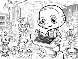 Information Technology Coloring Pages 的图像结果