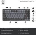 Logitech MX Keys Mini Mechanical Wireless Standard Multi-device ...