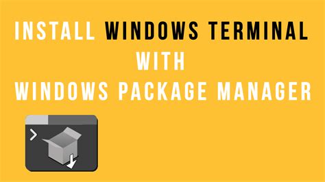 Image result for Installing Windows Terminal