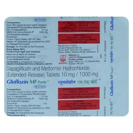 Gluflozin Mf Forte 10/1000Mg Tab | Uses, Side Effects, Price | Apollo ...