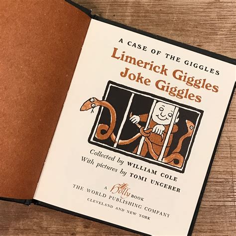 A case of the Giggles / William Cole & Tomi Ungerer（Rhyme, Nonsense ...