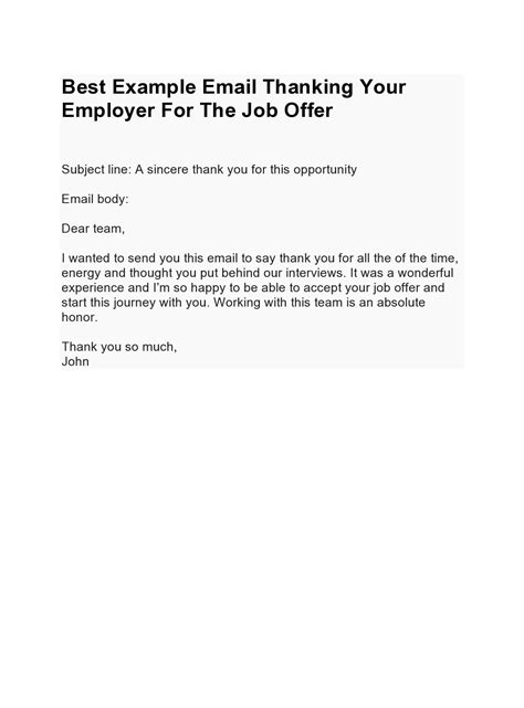 30 Professional Thank You Letters For Job Offer (Free)