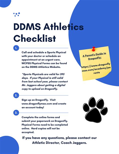 Davis Drive Physical Forms | Wake County School District Athletics