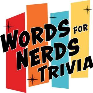 Words for Nerds Trivia, Typsy Unicorns Brewing, Edgewater, 7 November ...