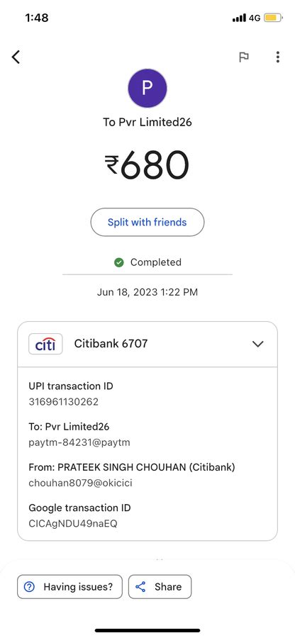 PVR Cinemas Complaints & Reviews