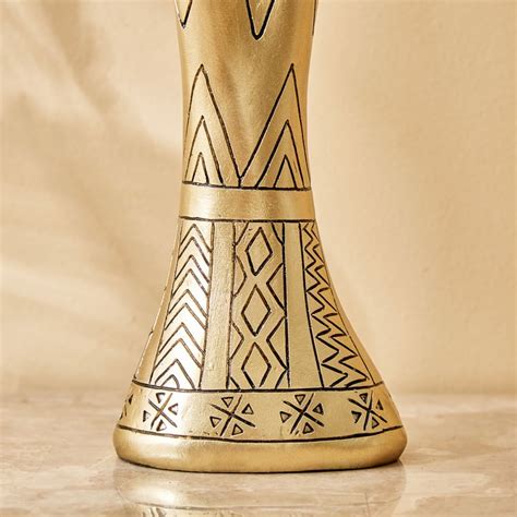 Buy Jaguar Hero Polyresin Standing African Holding Pitcher Figurine ...