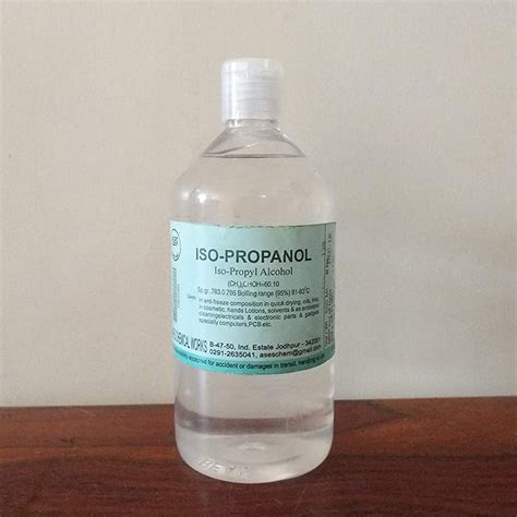 Iso Propyl Alcohol 99.5% (IPA) - Isopropanol - Isopropyl Alcohol Price ...