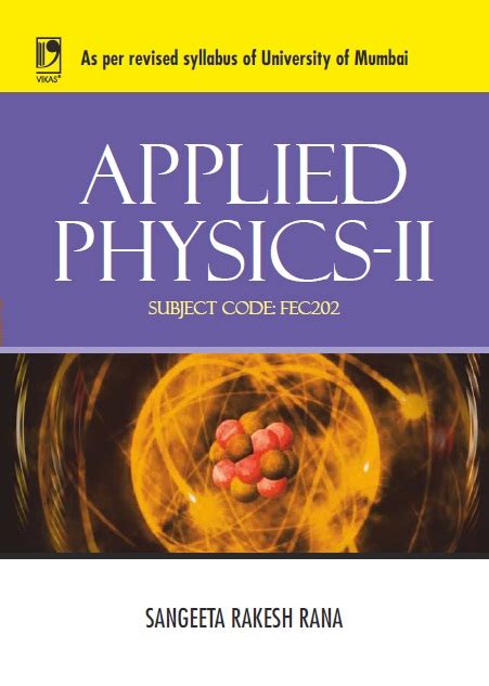 Applied Physics II - (University of Mumbai) By Sangeeta Rakesh Rana