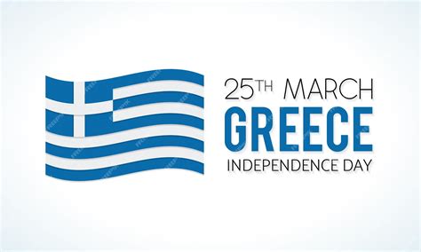 Premium Vector | Happy greek independence day celebration every year in ...