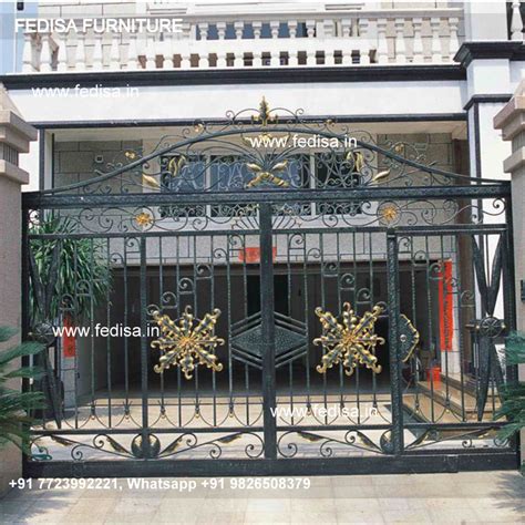Lohe Ka Gate Single Steel Single Door Gate Design Flat Entrance Gate ...