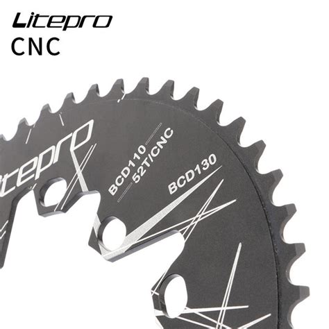 Litepro Oval Chainring 130 110 BCD Folding Bike Super Light Chain Wheel ...