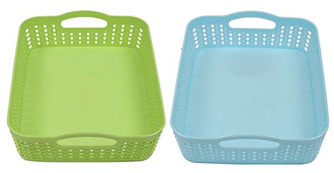 Kuber Industries Plastic 2 Pieces Multipurpose Storage Basket Set ...