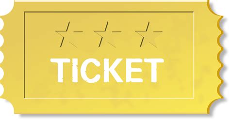 Clipart - ticket