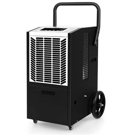Costway 163 Pints Commercial Dehumidifier With Pump & Drain Hose Heavy ...