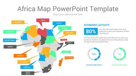 Africa map powerpoint template | CiloArt