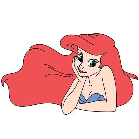 Image result for Step by Step Drawing Ariel