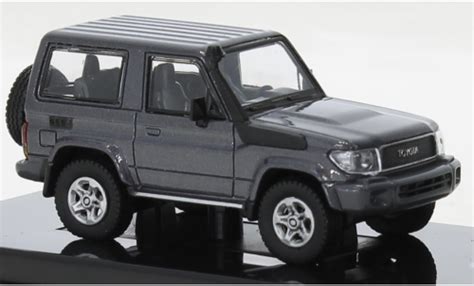 Diecast model cars Toyota Land Cruiser 1/64 Para64 71 SWB metallise grey 2014 - Alldiecast.co.uk