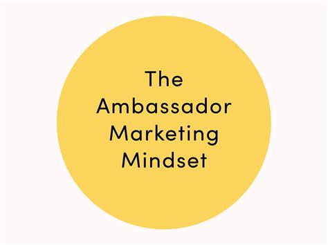 Resource | Fohr | The Ambassador Marketing Mindset