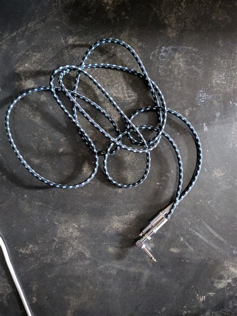 JUAREZ JAG130BK instrument cable electric bass guitar cable right ...