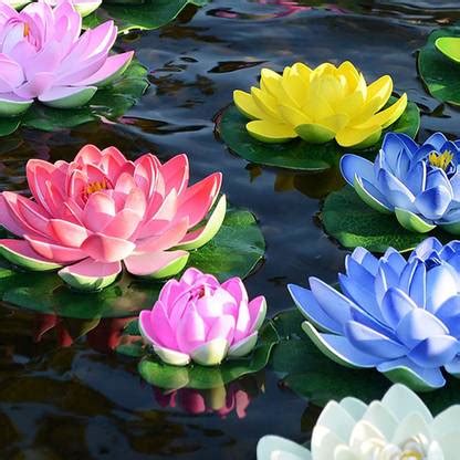 Saikara Collection Artificial Lotus Flower For Home Decoration And ...