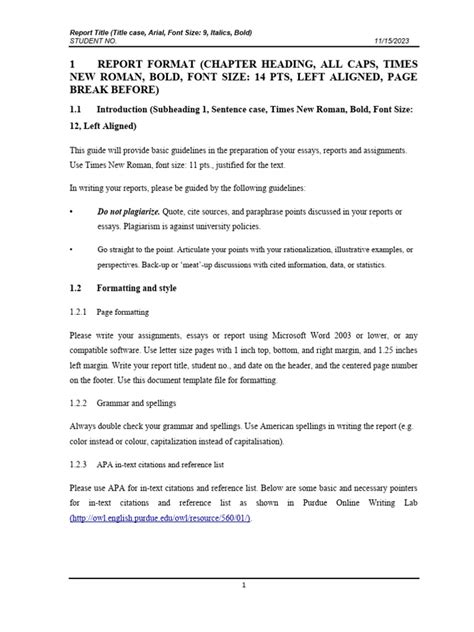 Image result for APA Short Essay Format