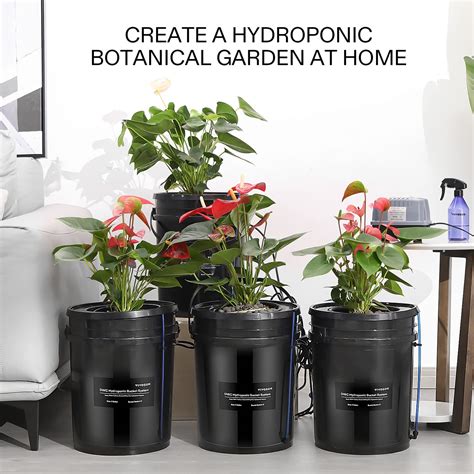Buy VIVOSUN DWC Hydroponics Growing System, 5-Gallon Deep Water Culture ...