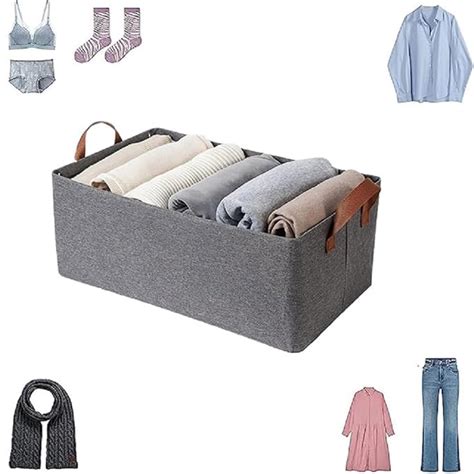 Sisliya Wardrobe Clothes Organisers for Wardrobe, Foldable Storage ...