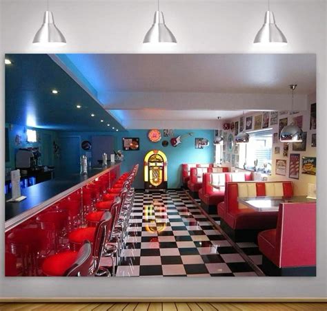 The Outsiders Theme Classroom | American diner, Diner decor, Vintage diner