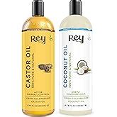 Buy Rey Naturals Tea Tree Oil, Rosemary Oil, Coconut Oil, Castor Oil ...