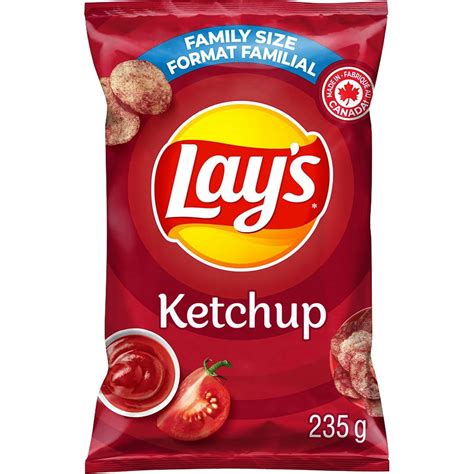 LAYS KETCHUP CHIPS 235GR - Mia Food Service