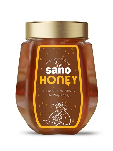 Sano Pure Honey 500g | 100% Natural, Organic & Unadulterated | No Sugar ...