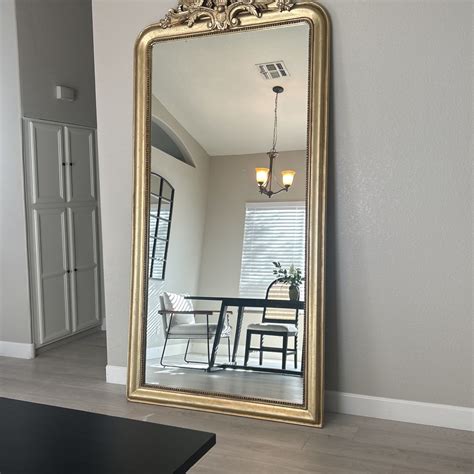 Restoration Hardware RH Louis Philippe Gilt Floor Mirror - Gold 55" X ...