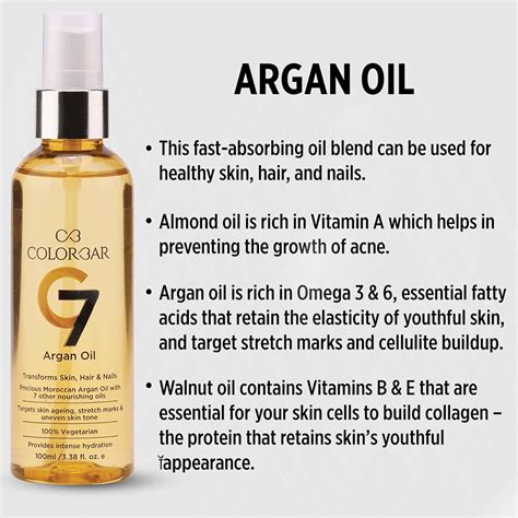 Buy COLORBAR ARGAN OIL- 100 ML Online & Get Upto 60% OFF at PharmEasy