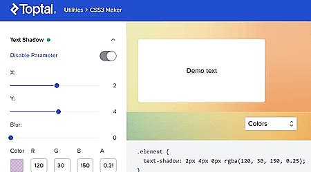 Image result for Text-Shadow CSS Generator