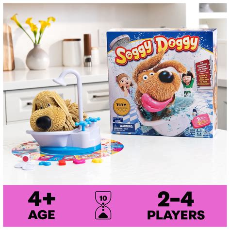 Spin Master Games Soggy Doggy, Award-Winning Board Game , for Kids ...