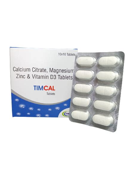 TIMCAL Tablets Timbre Healthcare Pvt. Ltd.