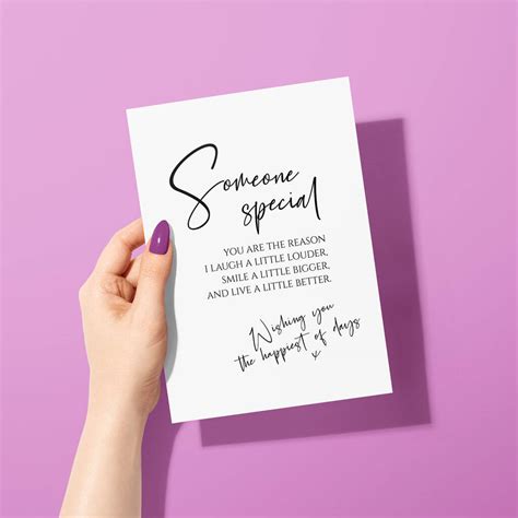 Someone Special Birthday Card Special Friend By Gift Delivery