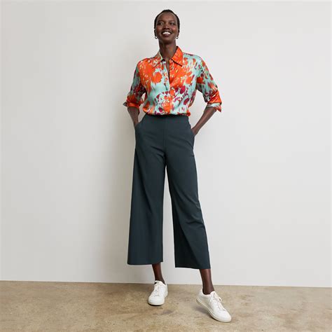 Mira Anywhere Top - Printed Viscose :: Ombre Floral – M.M.LaFleur