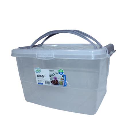 Image result for Plastic Storage Box with Handle