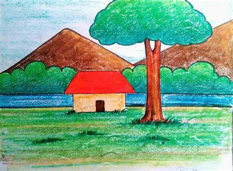 Scenery Drawing at PaintingValley.com | Explore collection of Scenery Drawing - sketch of scenery
