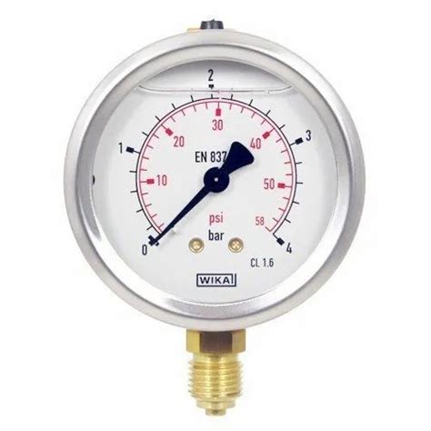Wika Pressure Gauges - Pressure Gauge ( S S Glycerin Filled) Wika Make ...