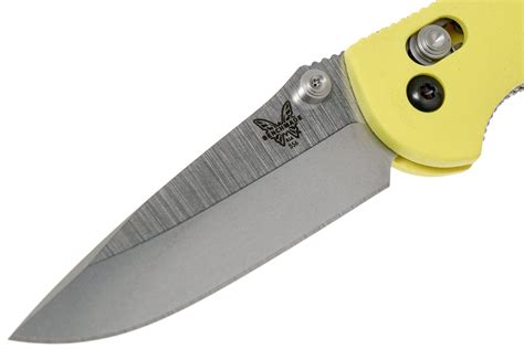 Benchmade Mini-Griptilian 556-YEL-S30V pocket knife, Mel Pardue design ...