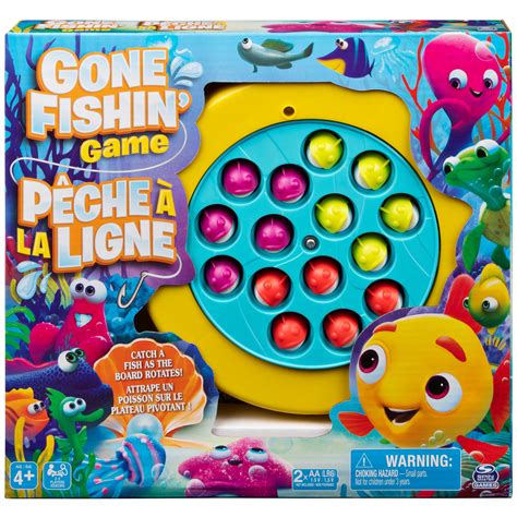 Gone Fishing Board Game for Kids and Families, ages 4 and up - Walmart ...