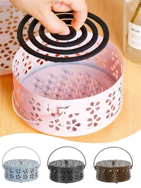 Portable Mosquito Coil Tray Holder Anti-Fire Home Insect Repellent ...