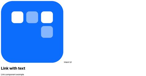 Patterns: Link with text / Intent UI Design