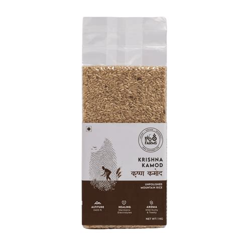 Krishna Kamod Rice (Unpolished) – OOO Farms