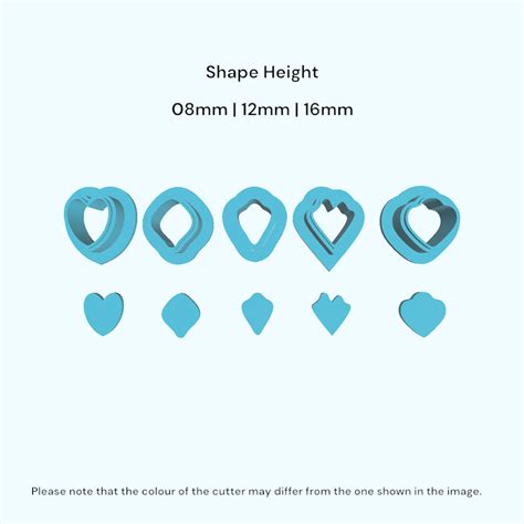 Petal Making Set Combo 1 (Pack of 5) - CC06- Micro cutter for clay ...