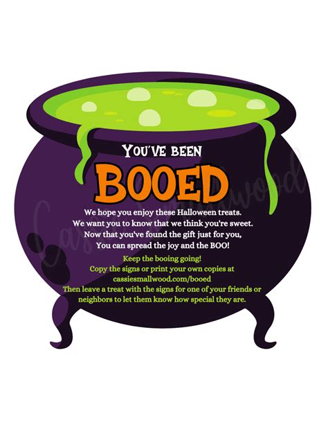 THE CUTEST You've Been Booed Printables - Cassie Smallwood