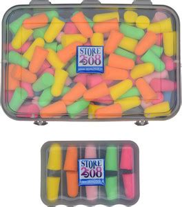 Store2508 Soft Foam Earplugs for Noise Reduction. Bulk Pack. Total 110 ...