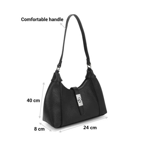 Buy Mochi Women Black Hand Bags Hobo Bags Online | SKU: 66-660-11-10 ...
